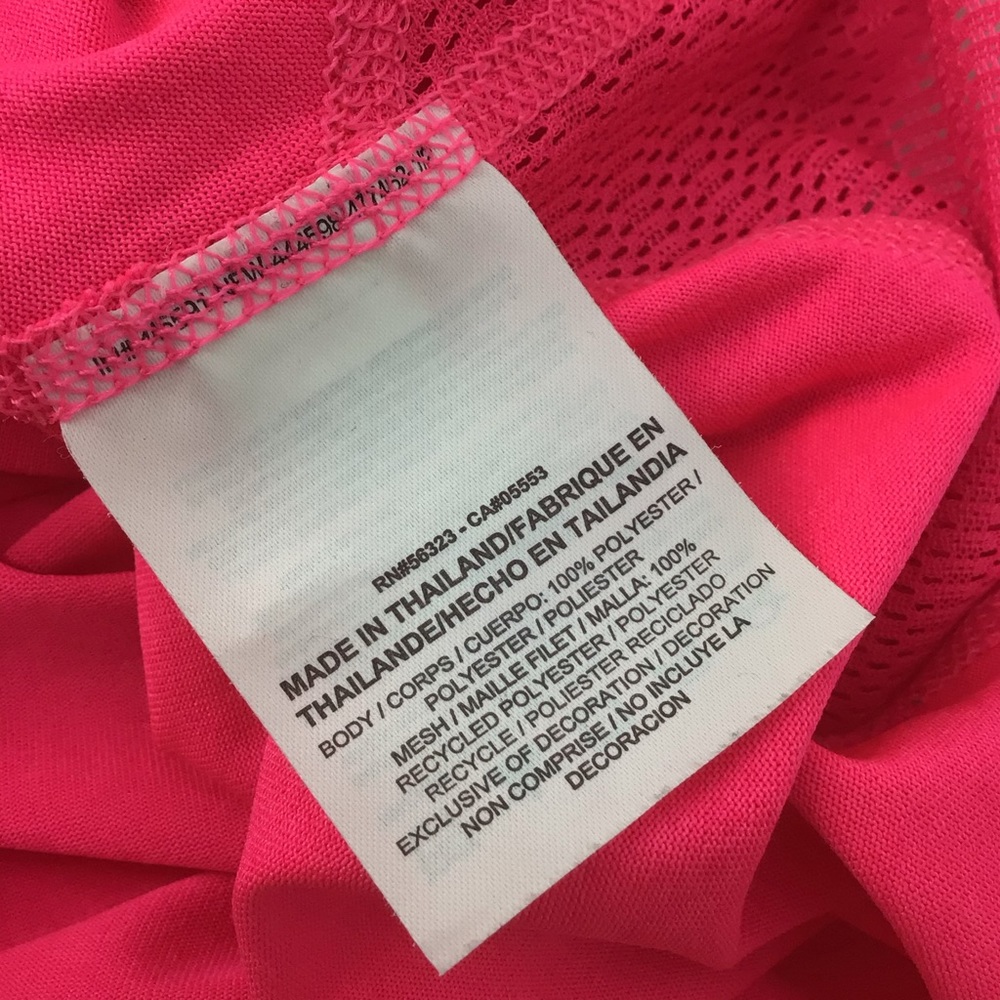 Nike Dri-Fit Pink Racerback Mesh Athletic Tank Top - Picture 4 of 5